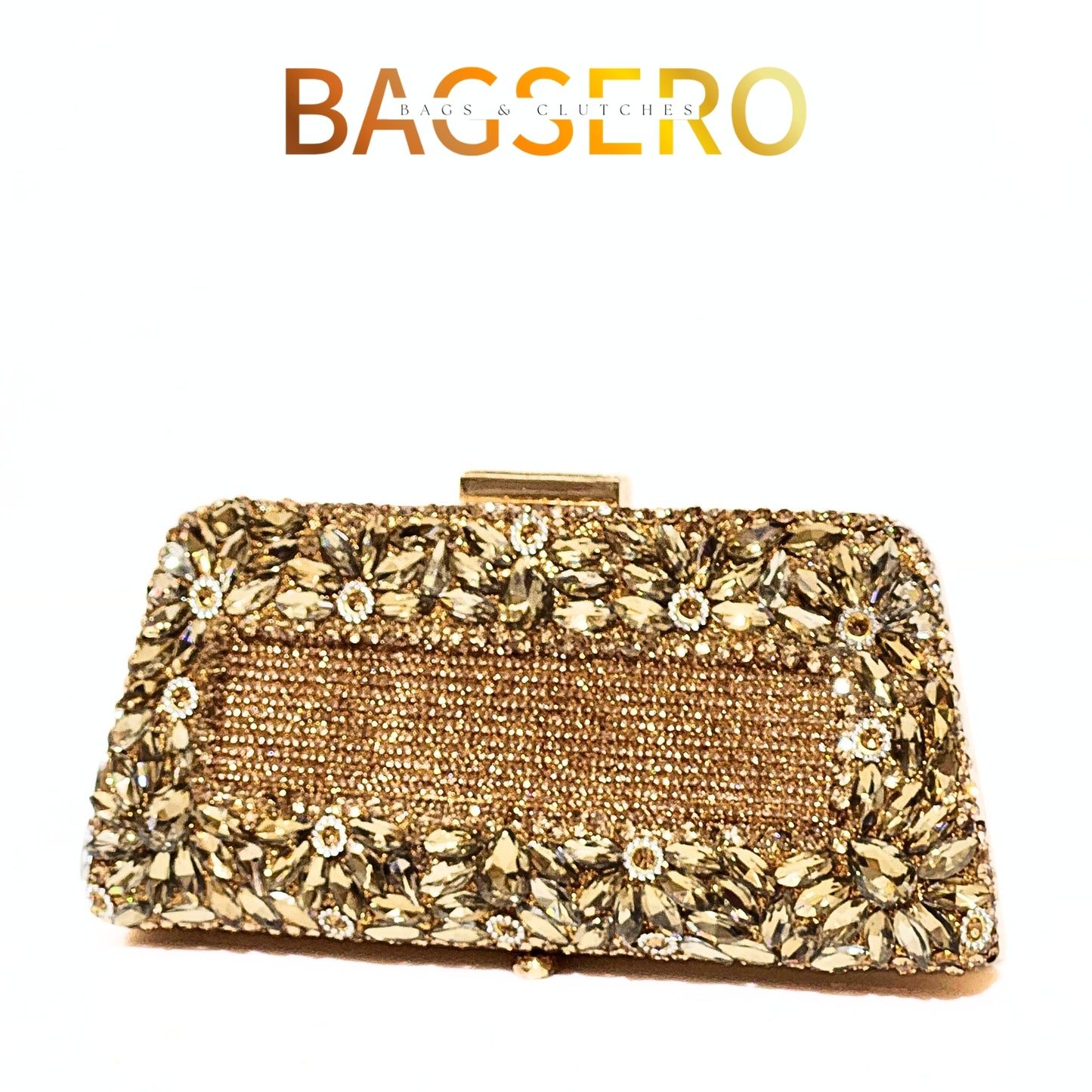 Gilded Petals Clutch