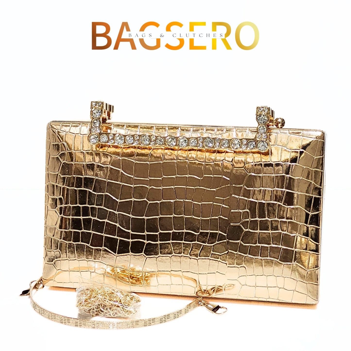 Crocodile Luxe Clutch