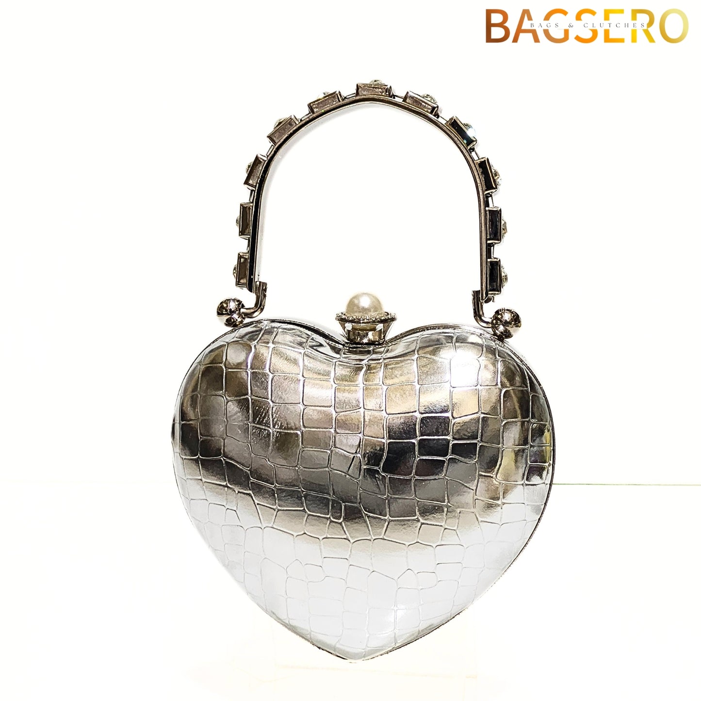 Crocodile Heart Clutch