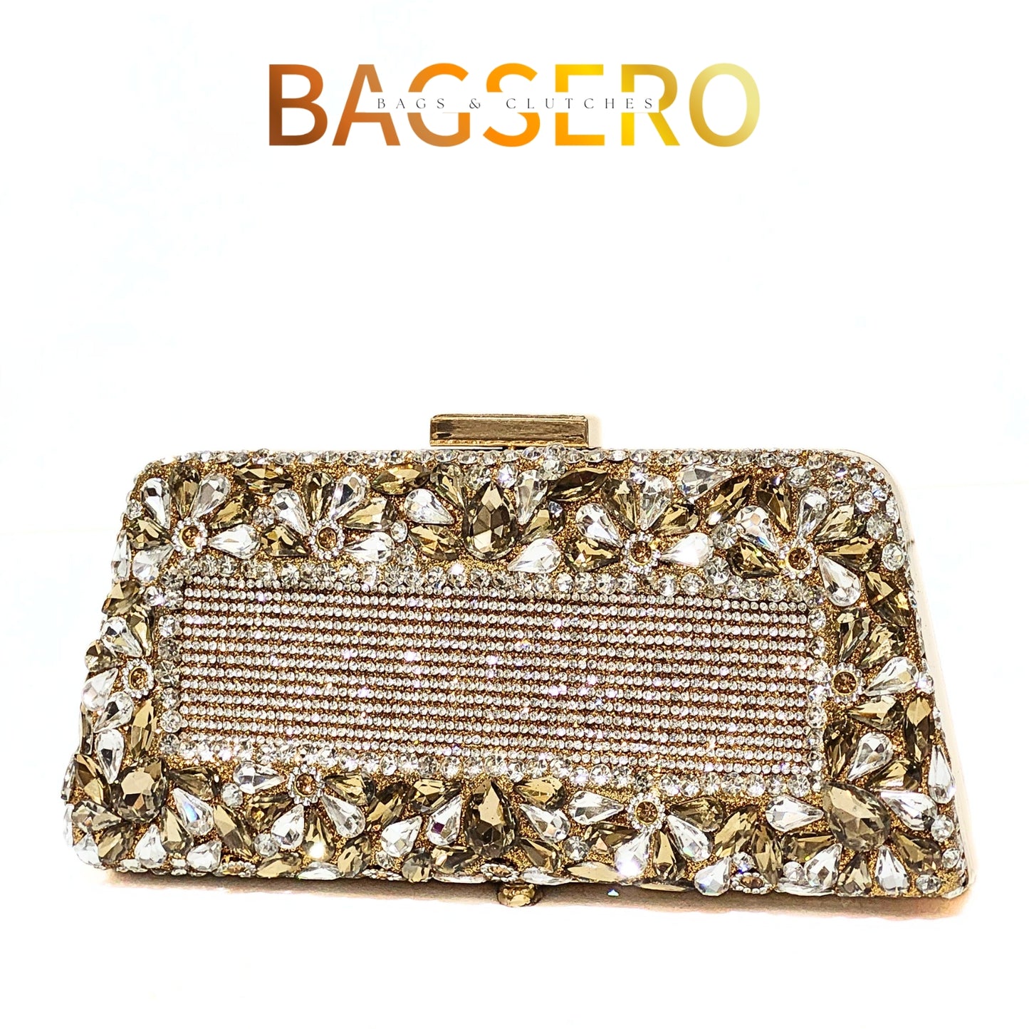 Gilded Petals Clutch