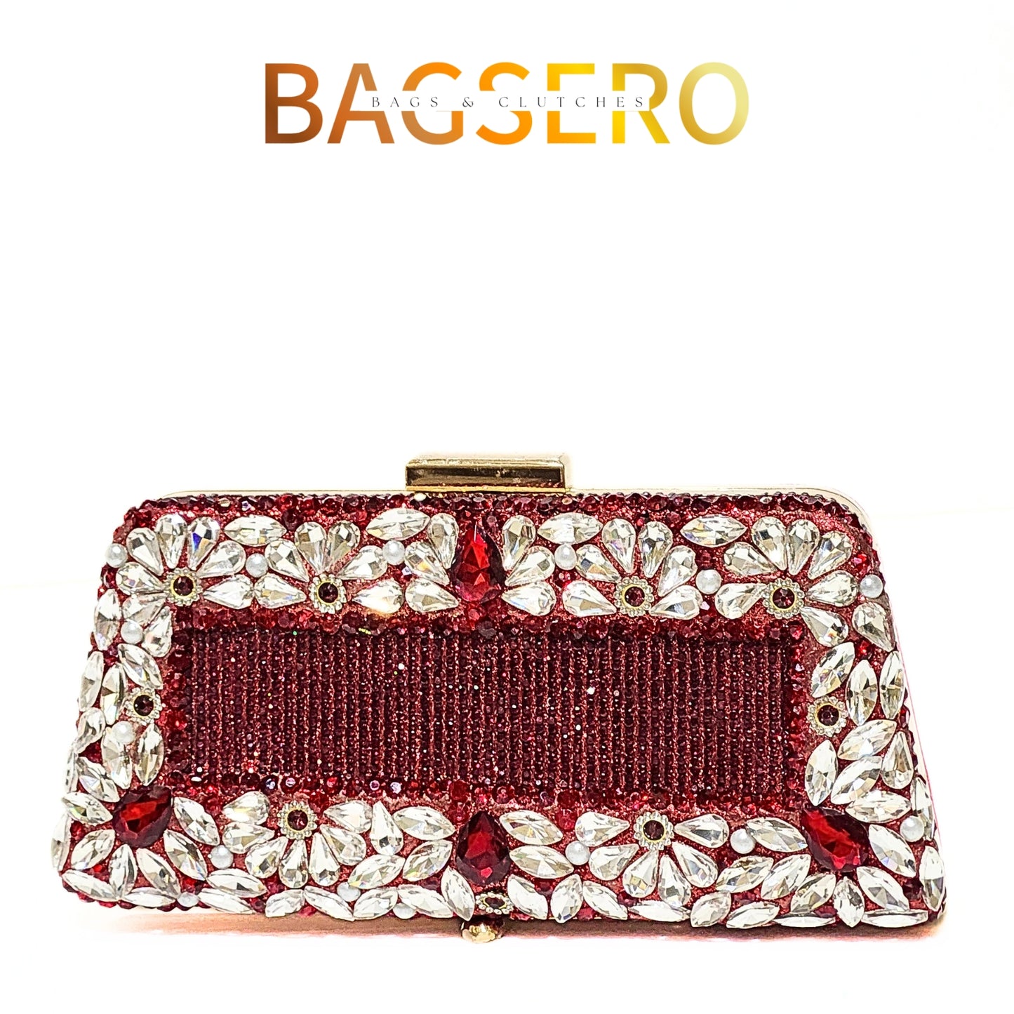 Gilded Petals Clutch