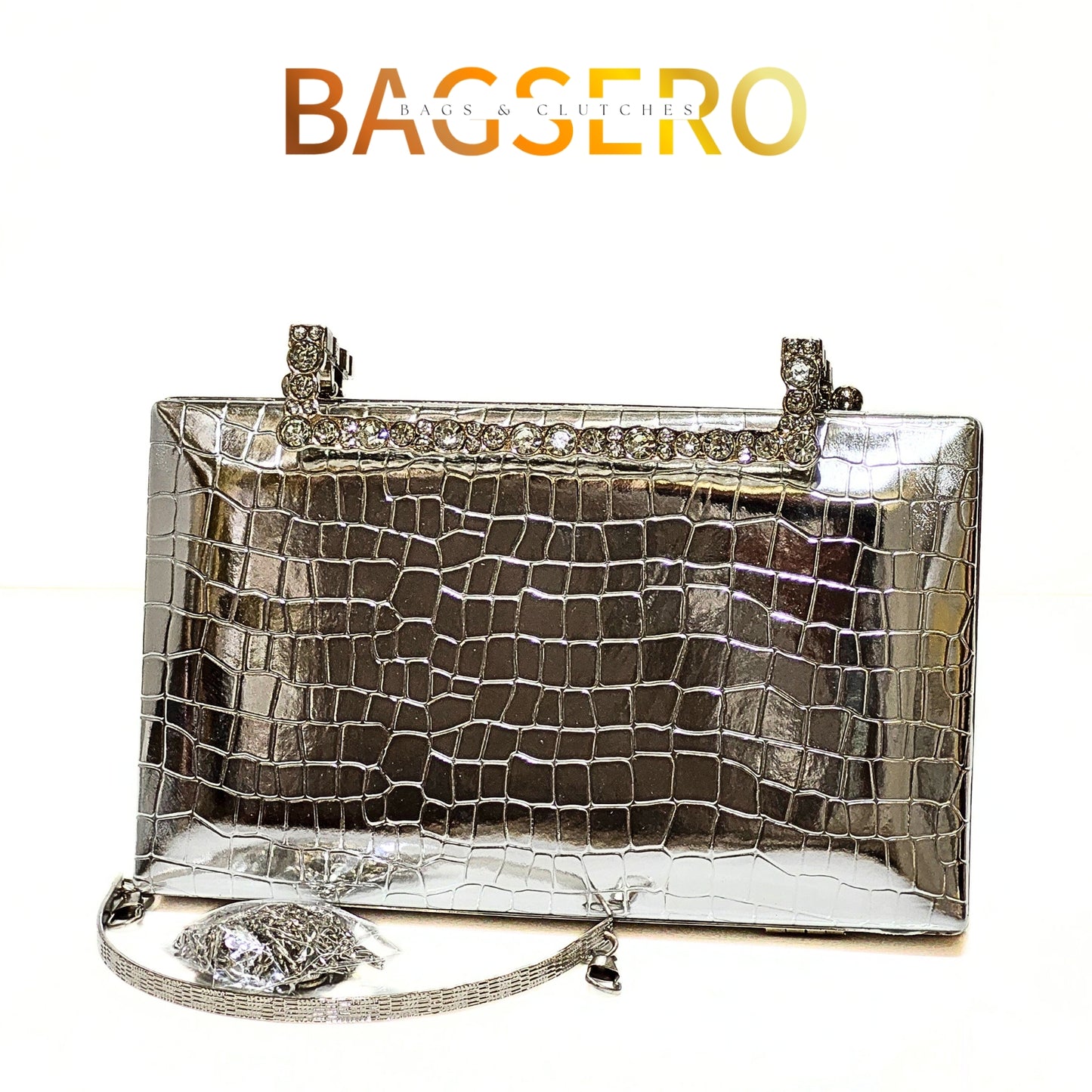 Crocodile Luxe Clutch