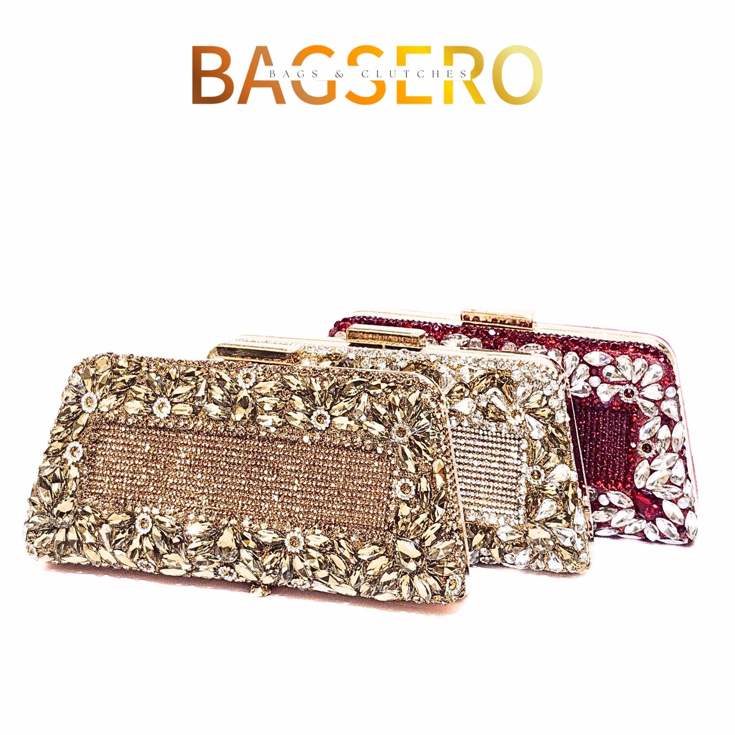 Gilded Petals Clutch