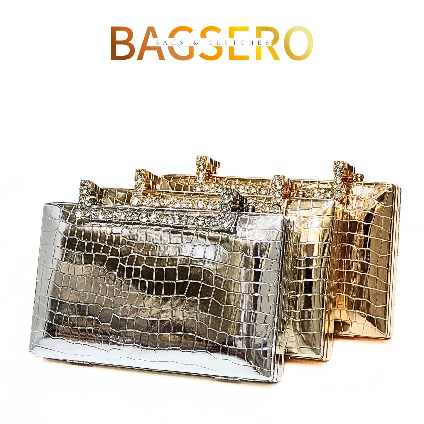 Crocodile Luxe Clutch