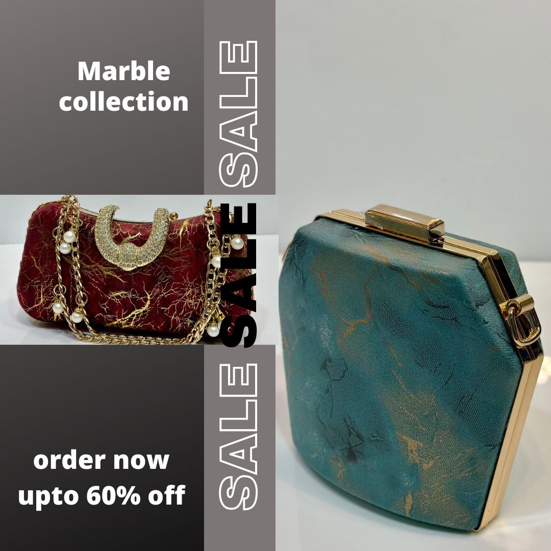 Marble Clutch Bagsero