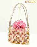 Artisan Pearl Bead Clutch - Bagsero