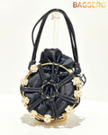 Opulent Pearl Bead Clutch - Bagsero