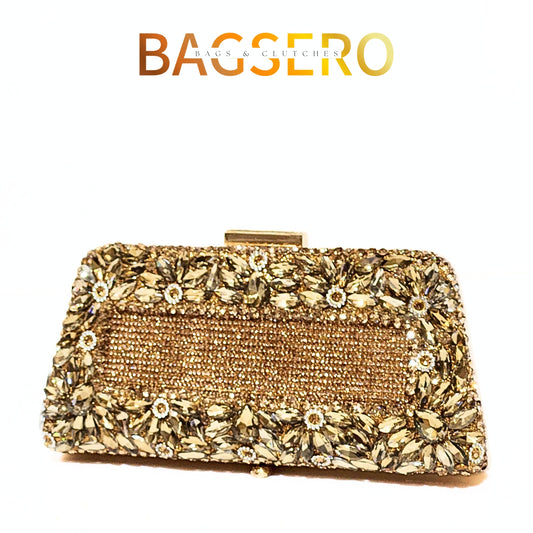 Gilded Petals Clutch