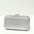 Blush Shimmer Clutch - Bagsero