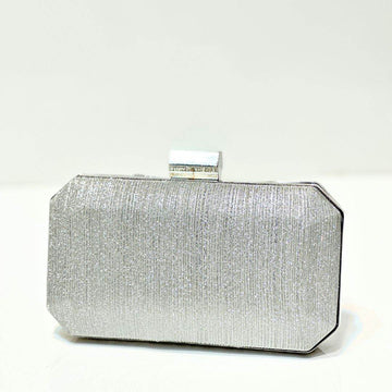Blush Shimmer Clutch - Bagsero