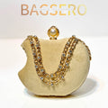 Apple Velvet Clutch - Bagsero