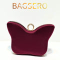 Butterfly Satin Clutch - Bagsero