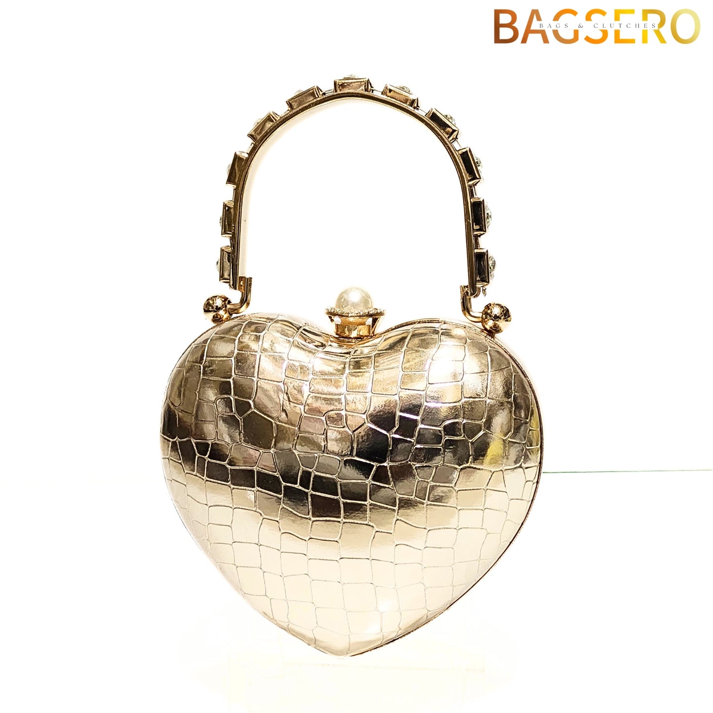 Crocodile Heart Clutch