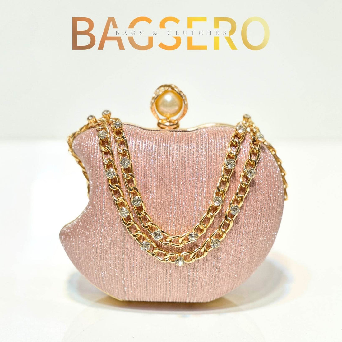 Apple Shimmer Clutch - Bagsero
