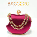 Apple Satin Clutch - Bagsero