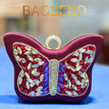 Butterfly Crystal Clutch - Bagsero
