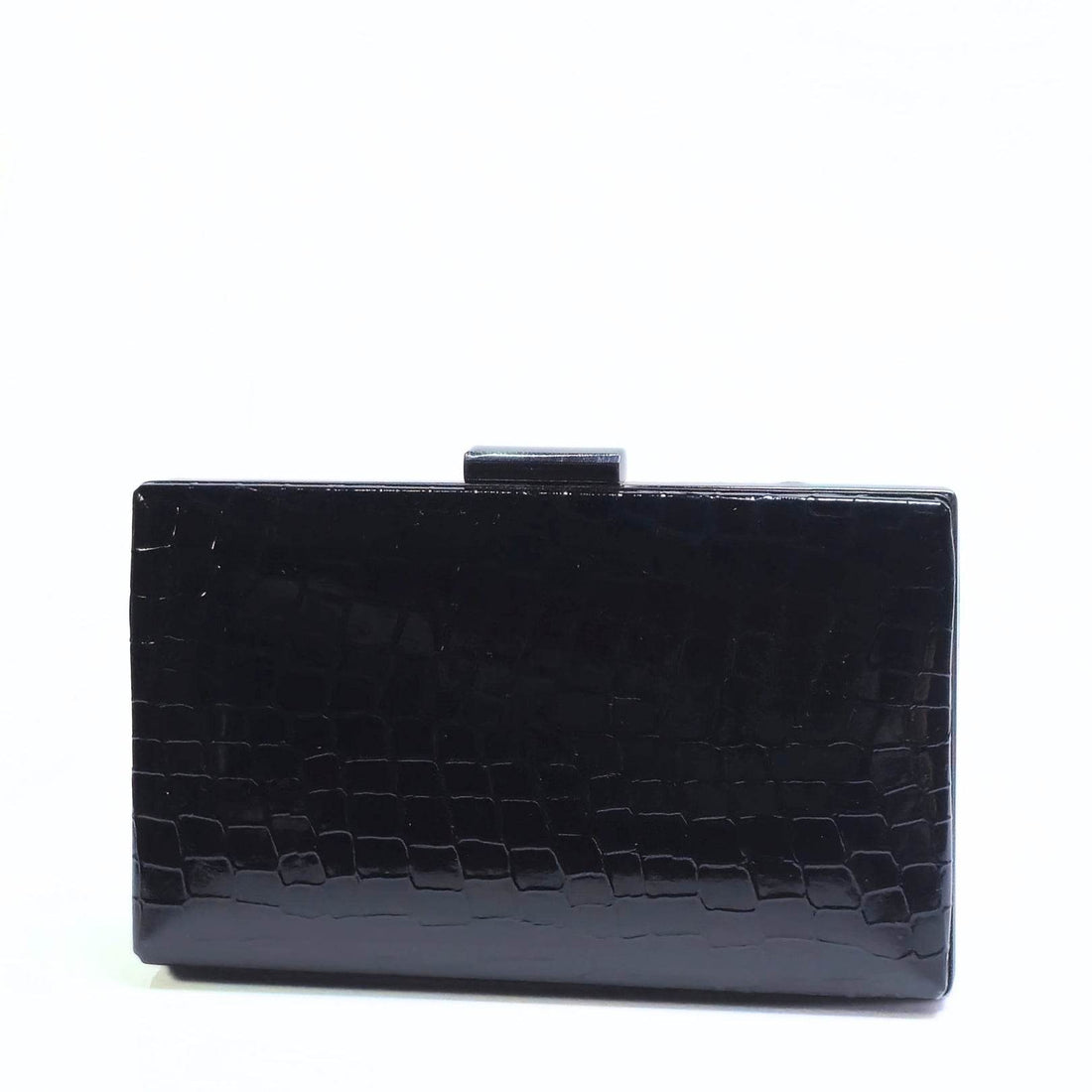 crocodile square Clutch - Bagsero