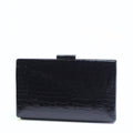 crocodile square Clutch - Bagsero
