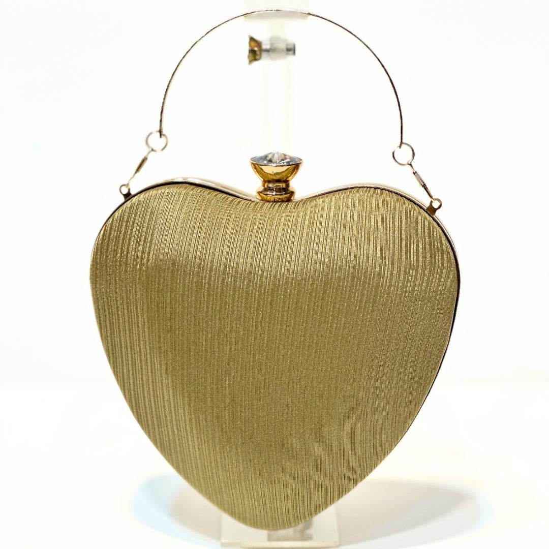 Heartfelt Satin Clutch - Bagsero