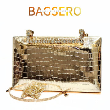 Crocodile Luxe Clutch - Bagsero