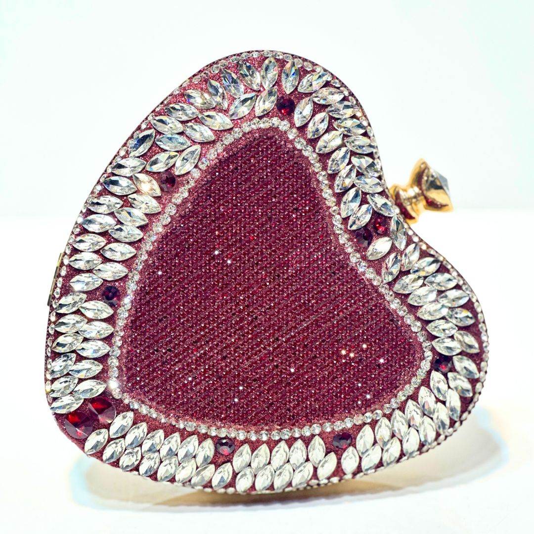 Glamour Heart Clutch - Bagsero