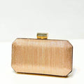 Blush Shimmer Clutch - Bagsero