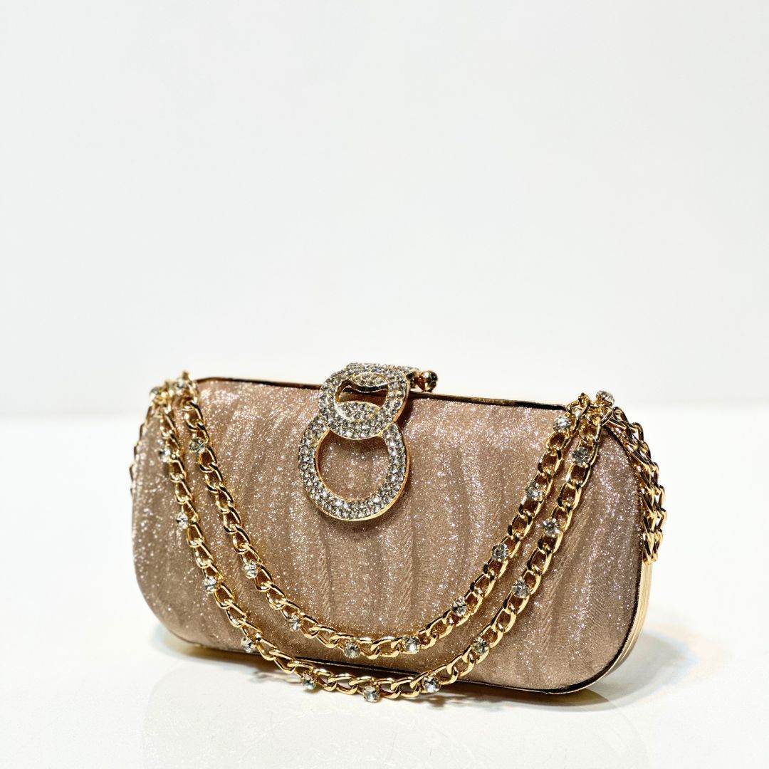 Blush Glamour Clutch - Bagsero
