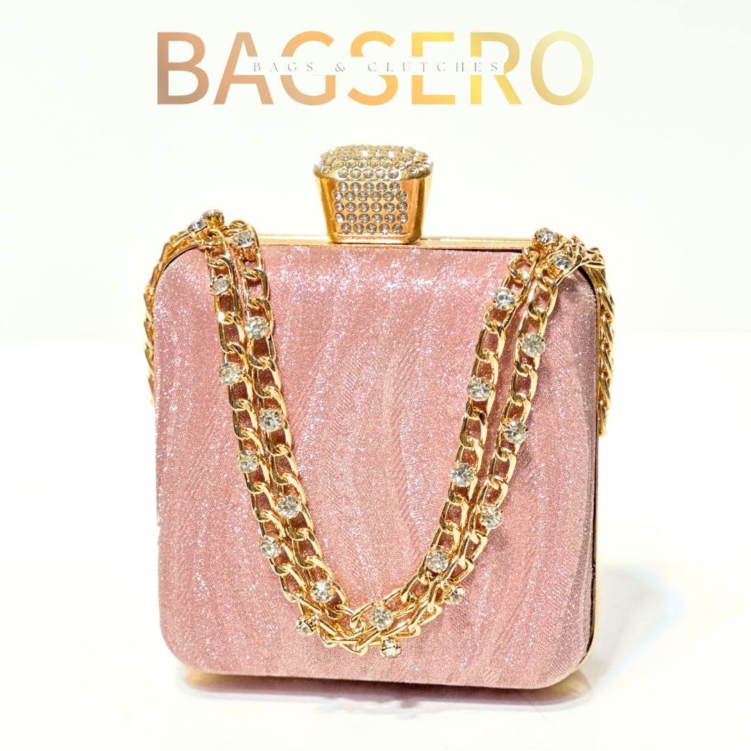 Stone Chain Clutch - Bagsero