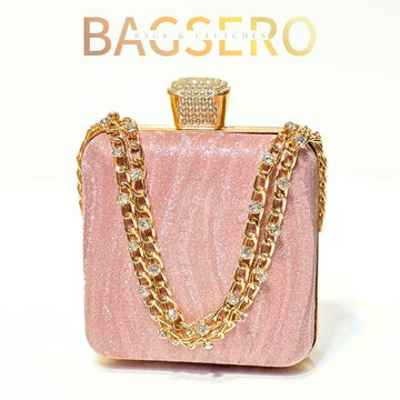 Stone Chain Clutch - Bagsero