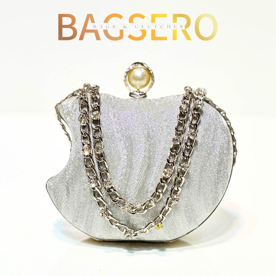 Apple Shimmer Clutch - Bagsero
