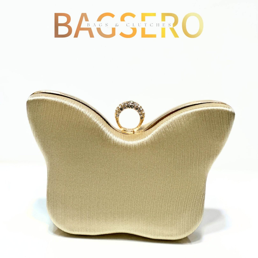 Butterfly Satin Clutch - Bagsero