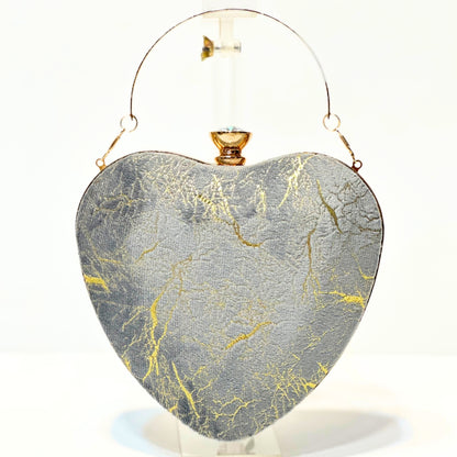 Heartfelt Marble Clutch