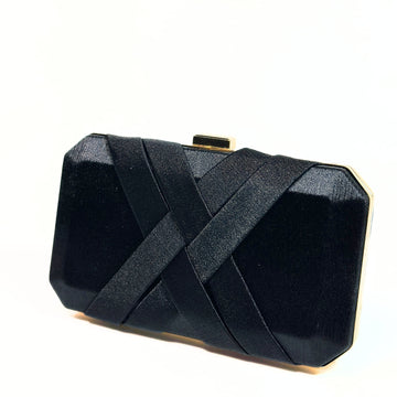 Crossed Luxe Clutch