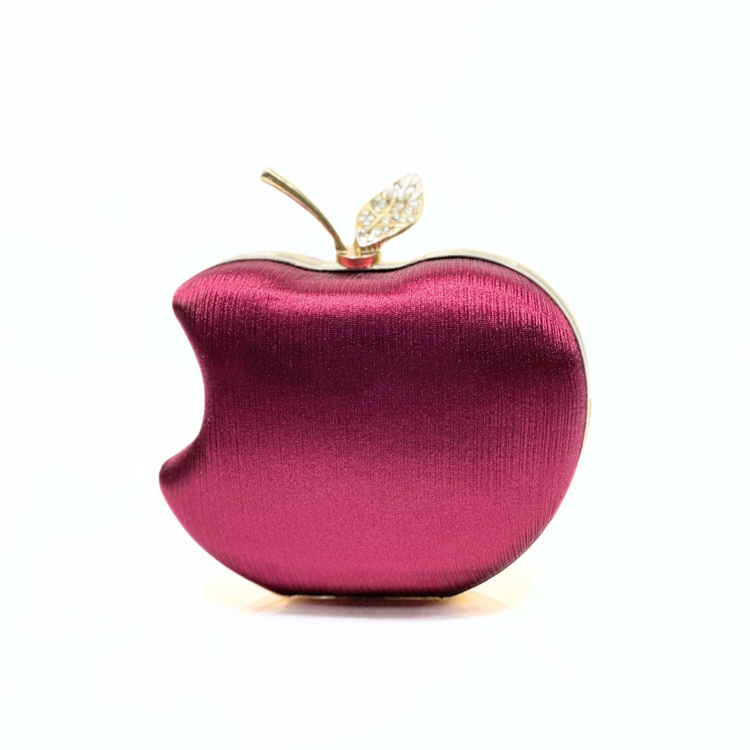 Apple Satin Clutch