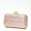 Blush Shimmer Clutch - Bagsero