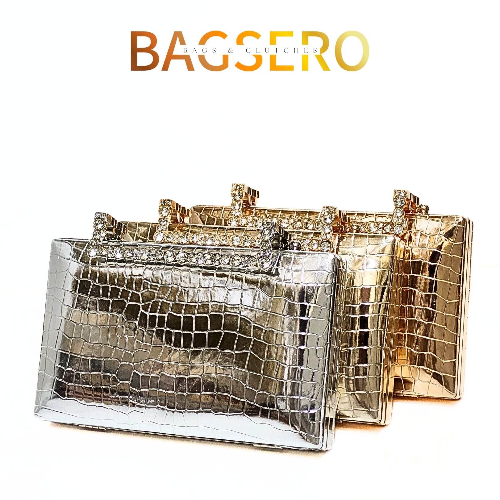 Crocodile Luxe Clutch - Bagsero