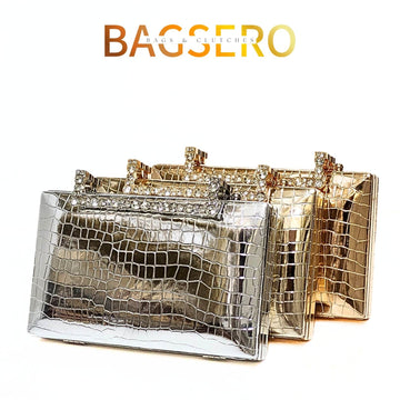 Crocodile Luxe Clutch - Bagsero
