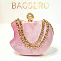 Apple Velvet Clutch - Bagsero
