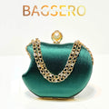 Apple Satin Clutch - Bagsero