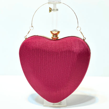 Heartfelt Satin Clutch