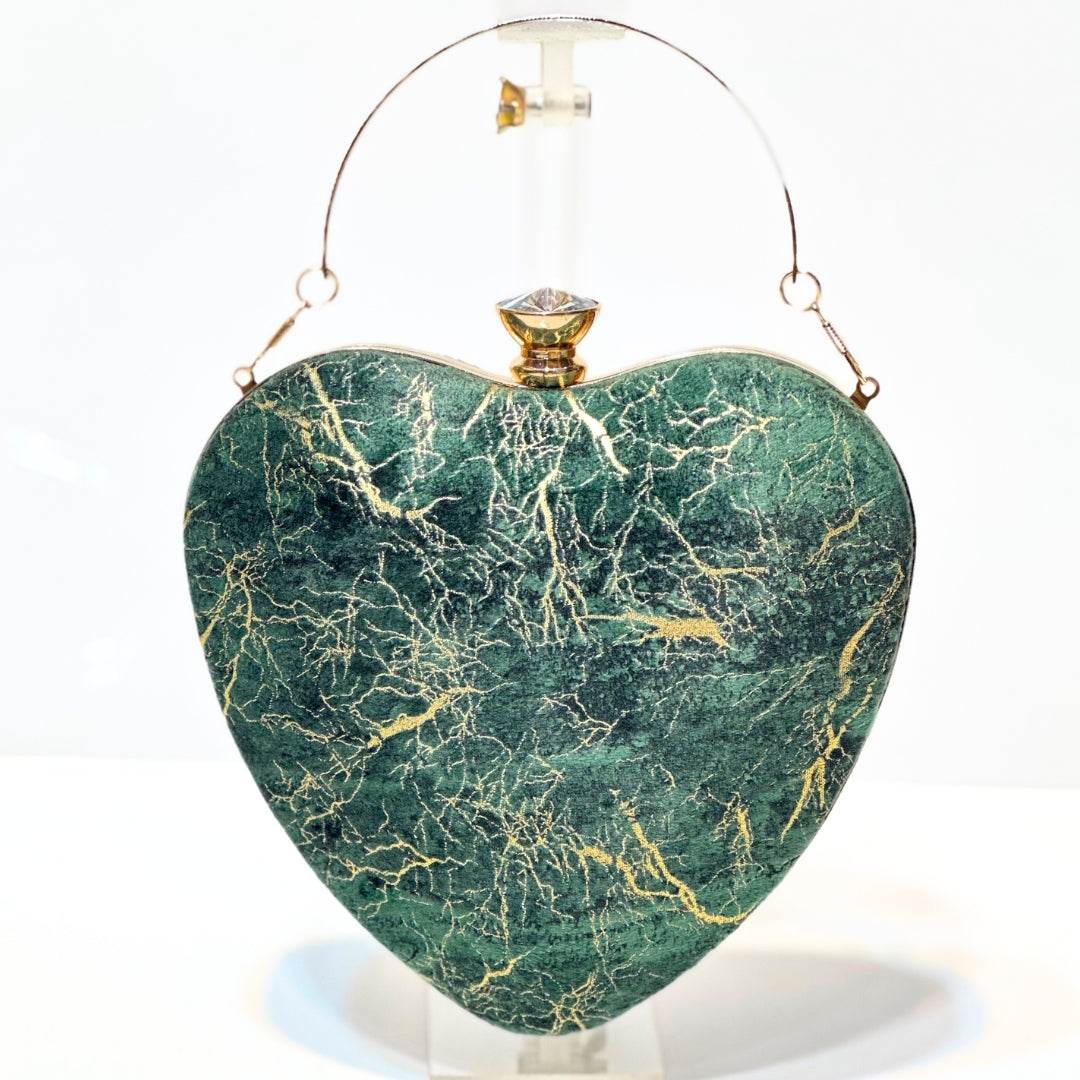 Heartfelt Marble Clutch - Bagsero