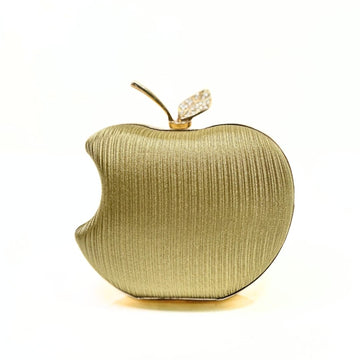 Apple Satin Clutch