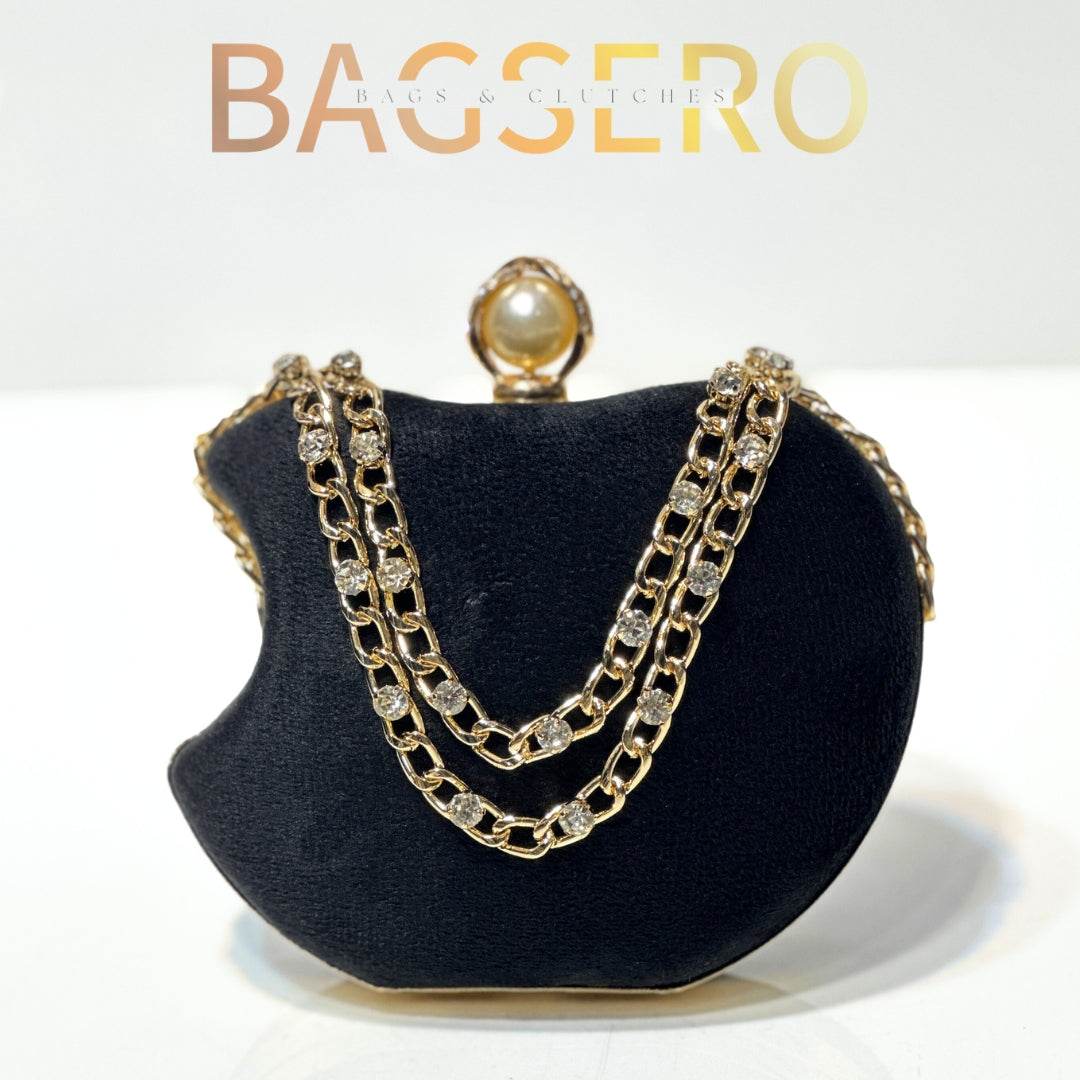 Apple Velvet Clutch - Bagsero