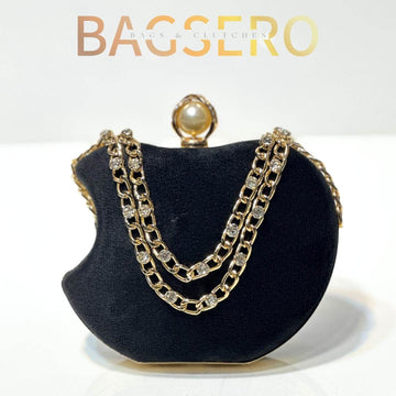 Apple Velvet Clutch - Bagsero