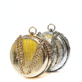 Croco Round Clutch - Bagsero