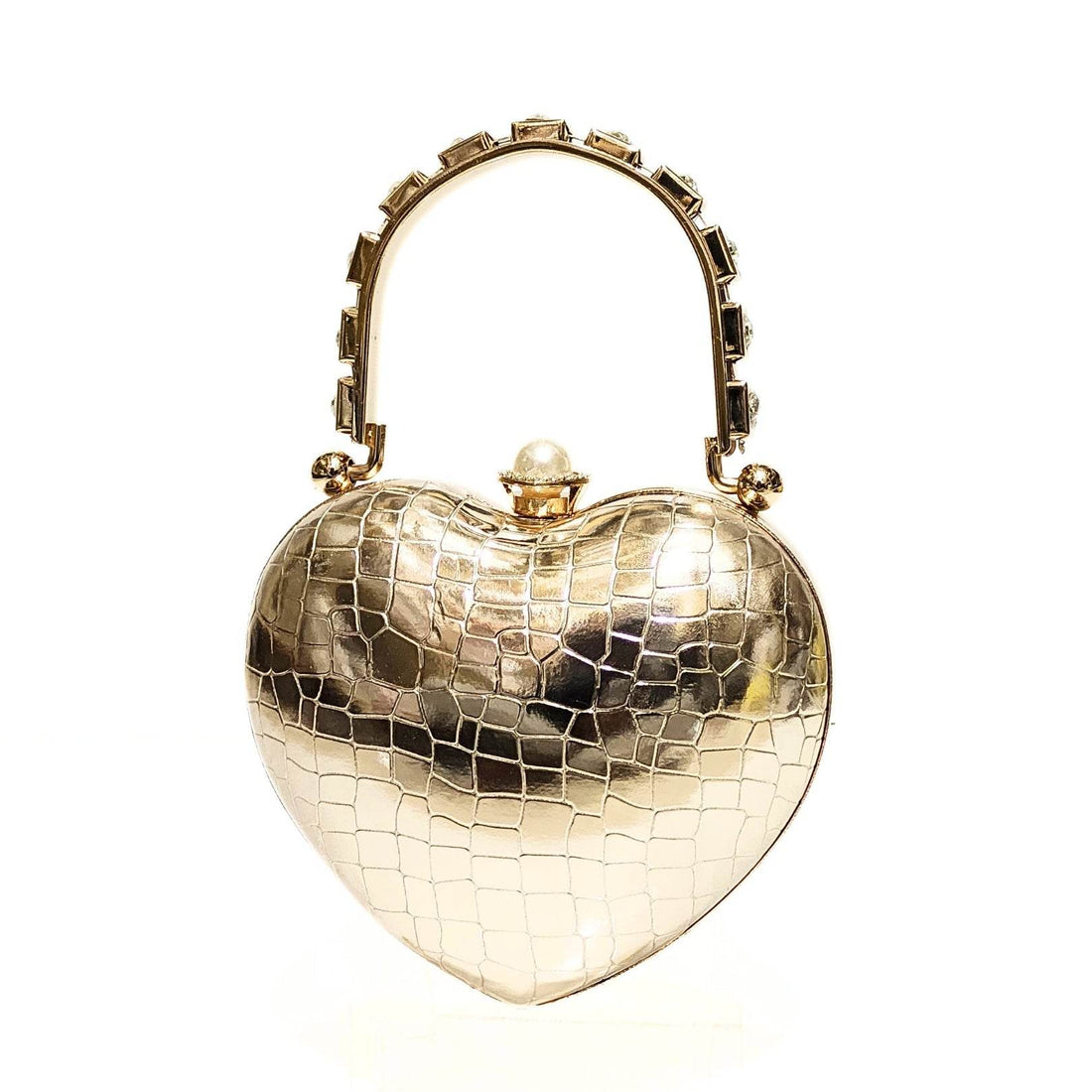 Crocodile Heart Clutch - Bagsero