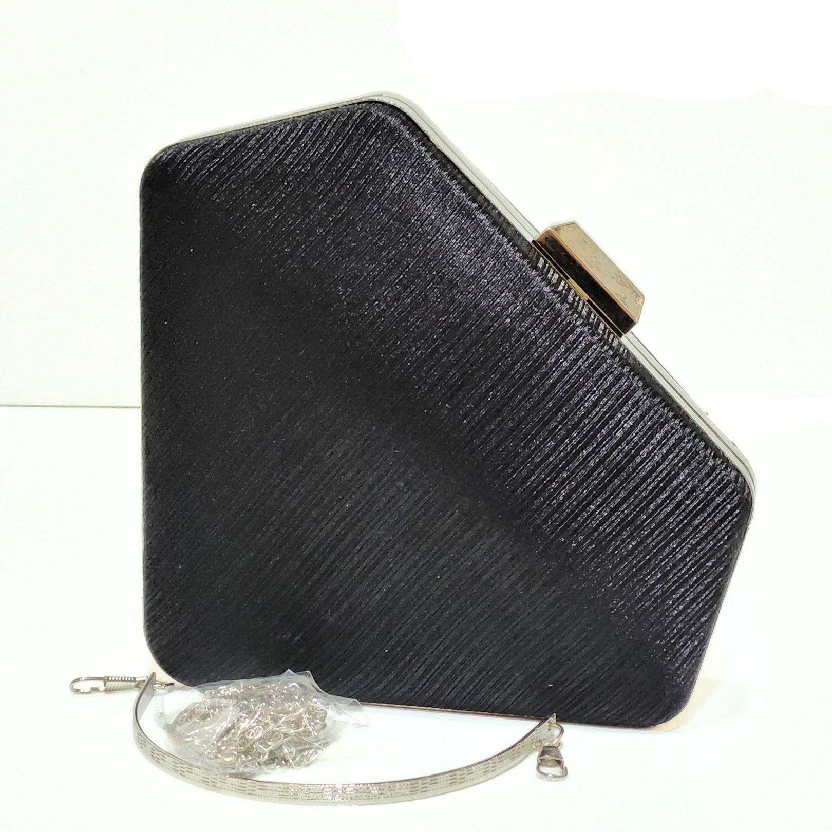 Diamond Satin Clutch - Bagsero