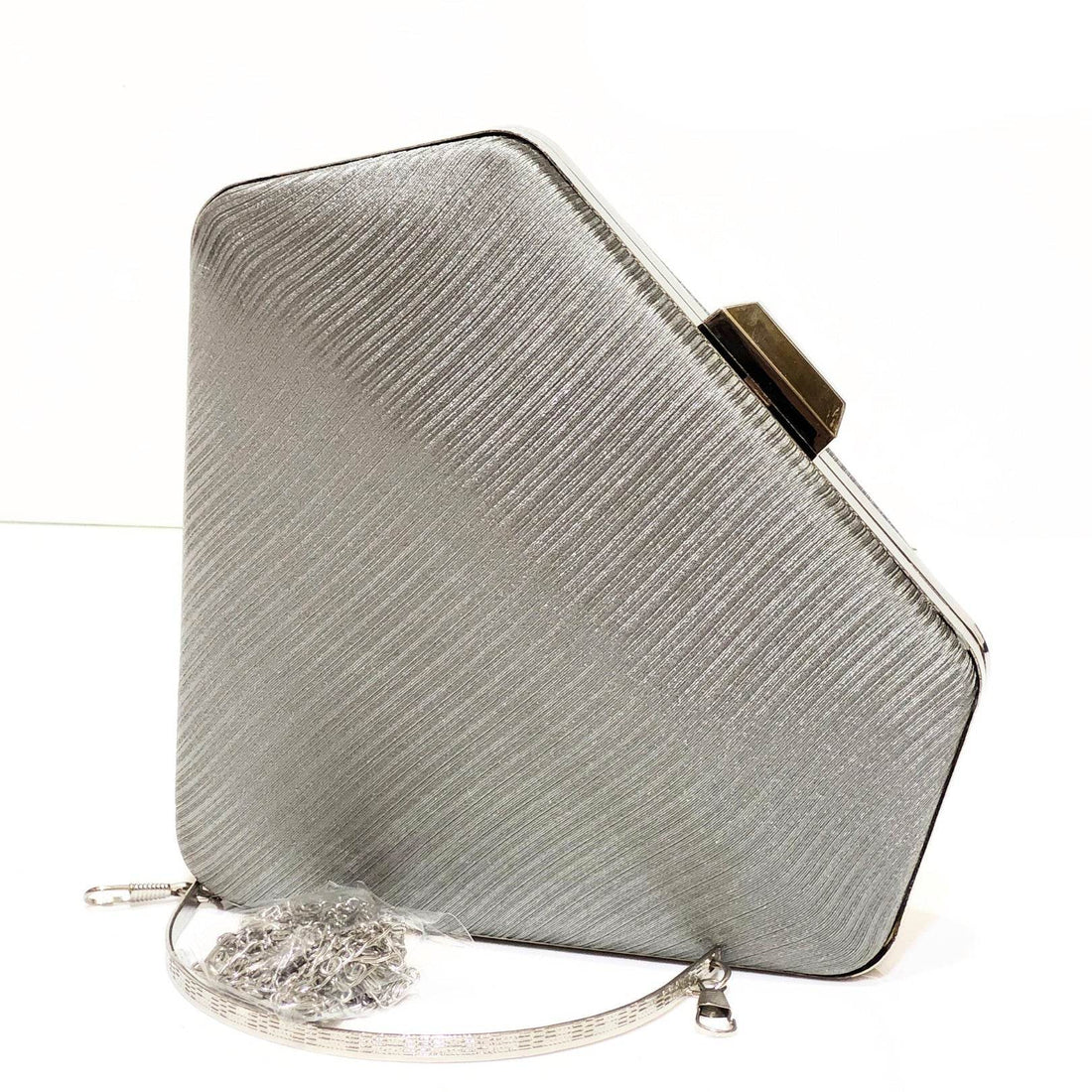 Diamond Satin Clutch - Bagsero