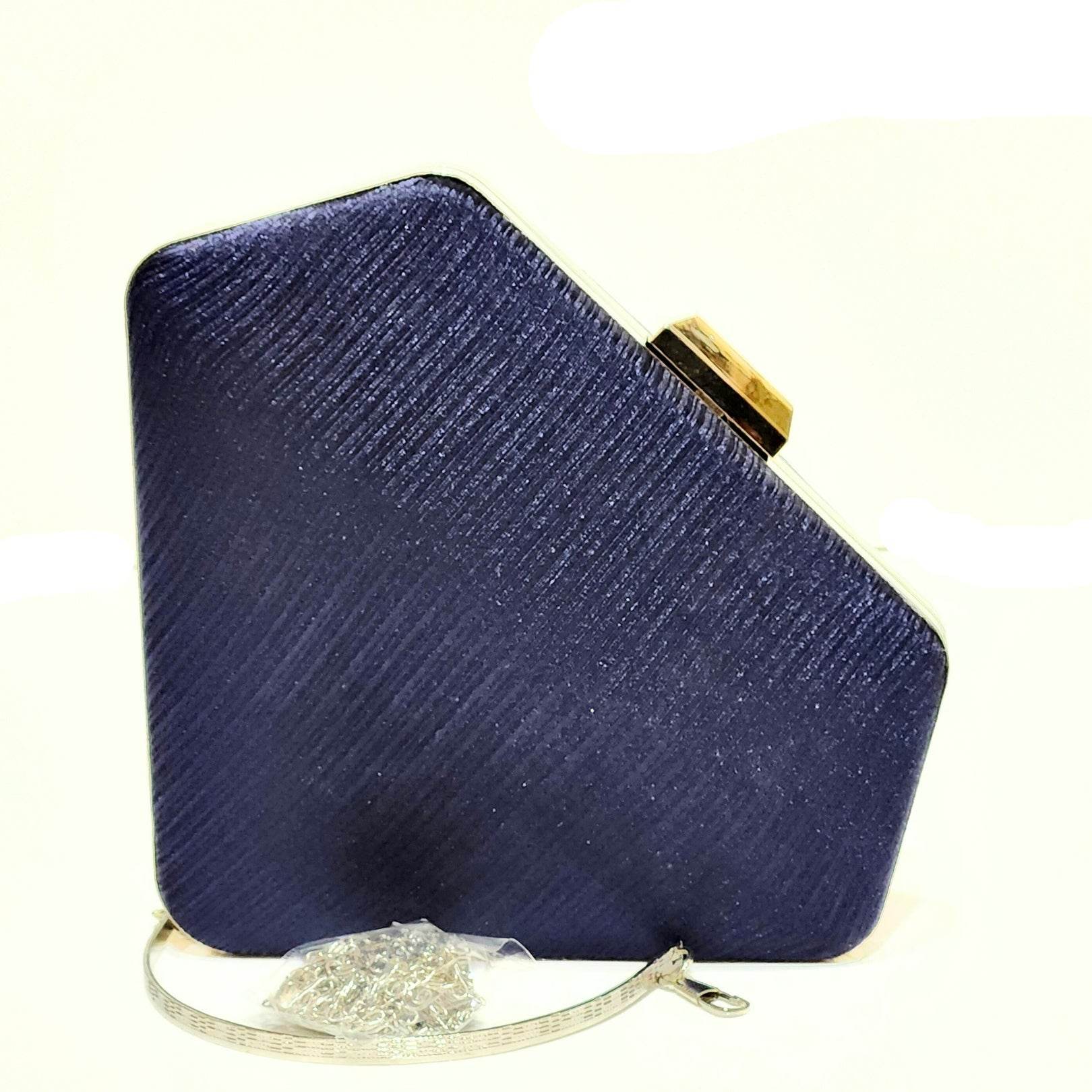 Diamond Satin Clutch - Bagsero