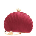 Ocean Pearl Satin Clutch - Bagsero